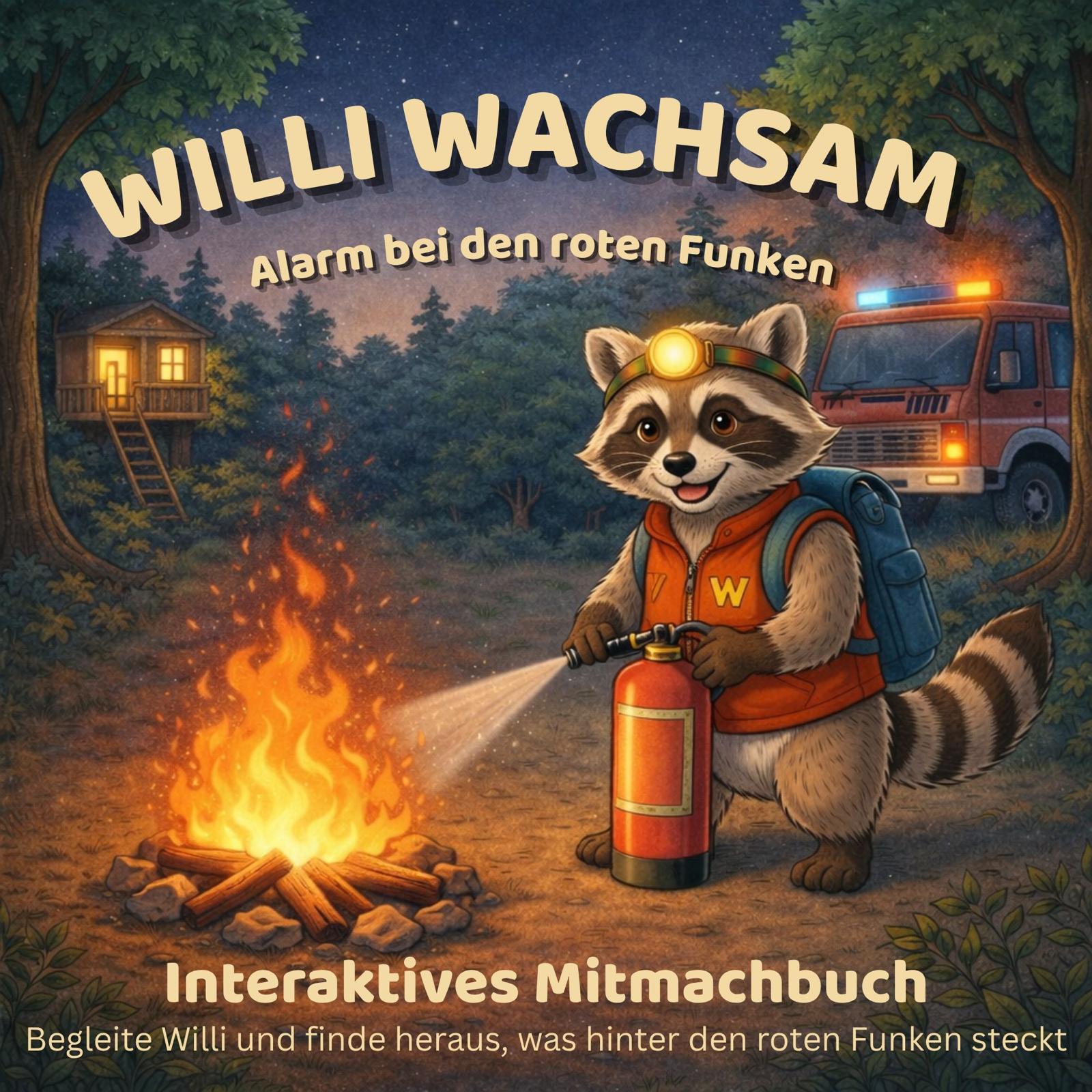 Buchcover: Willi Wachsam – Alarm bei den roten Funken