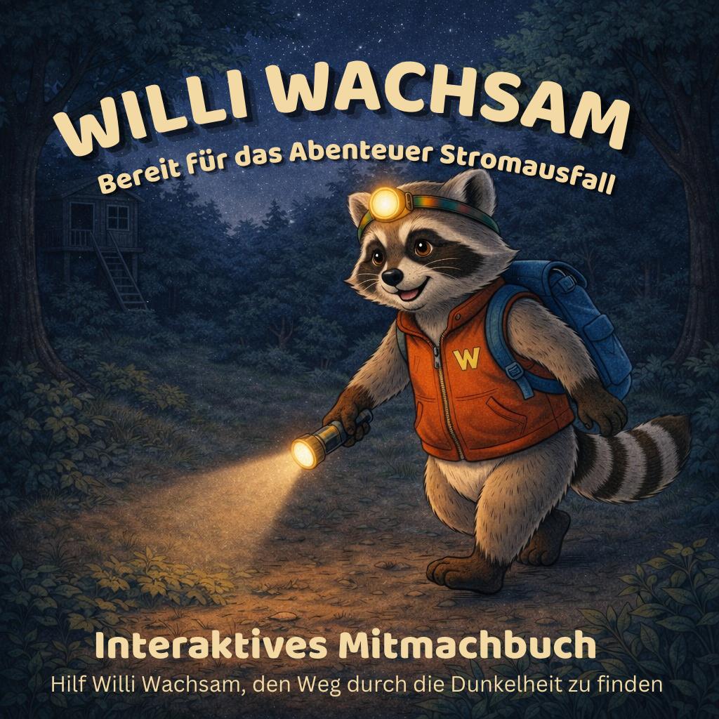 Buchcover: Willi Wachsam – Abenteuer Stromausfall